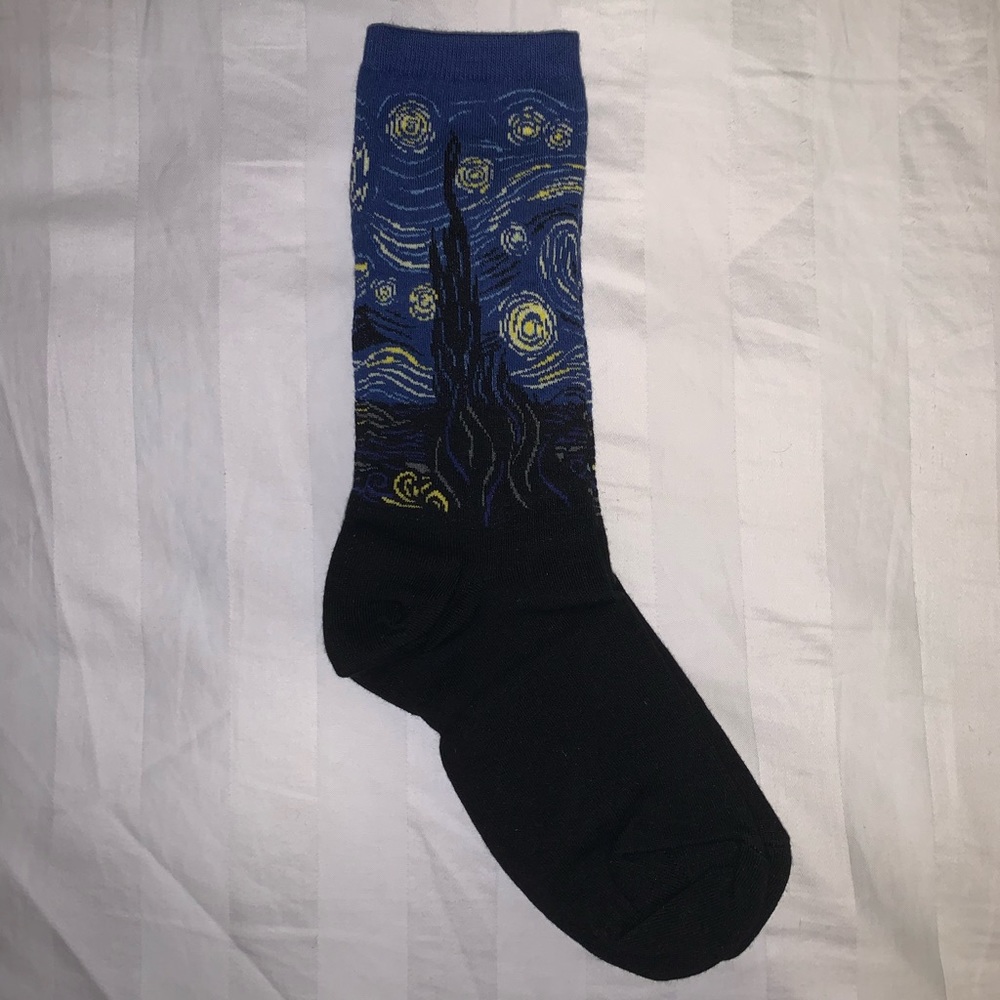 Van Gogh Starry Night Long Socks